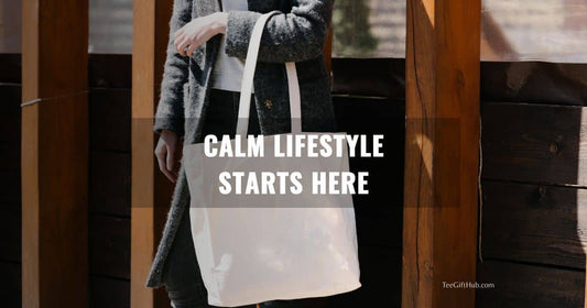 mindfulness tote bags for calm lifestyle