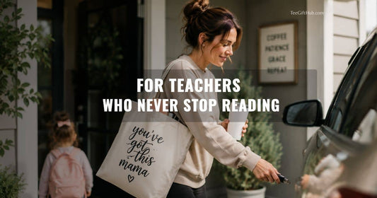 motivational tote bag for busy moms