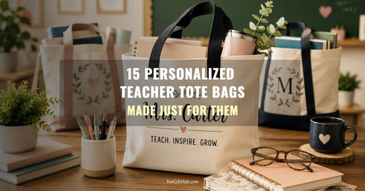personalized teacher tote bags