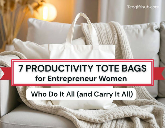 productivity tote bags for entrepreneur women