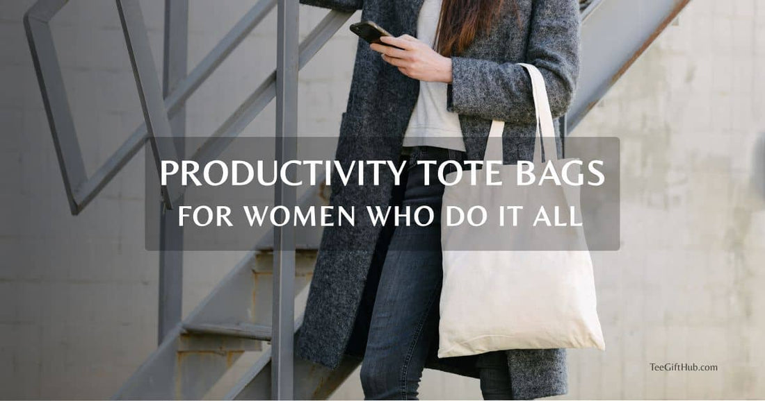 productivity tote bags for entrepreneur women