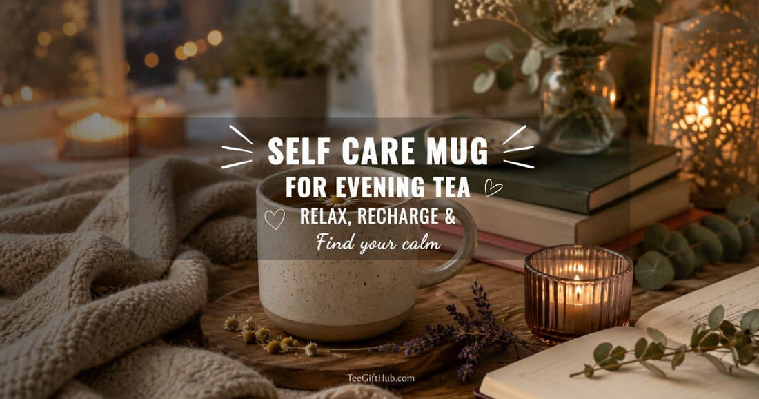 self care mug for evening tea
