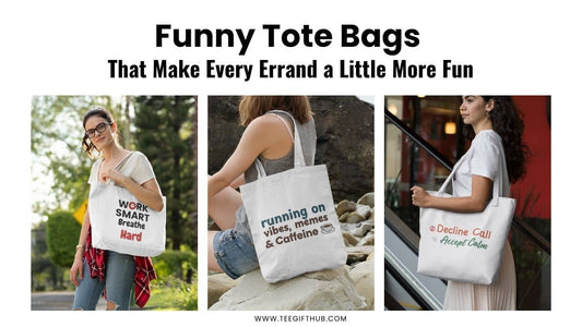 funny tote bags