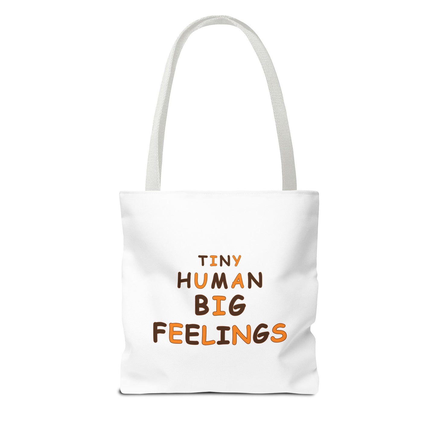 Teacher Tote Bag – Tiny Human Big Feelings Canvas Carryall