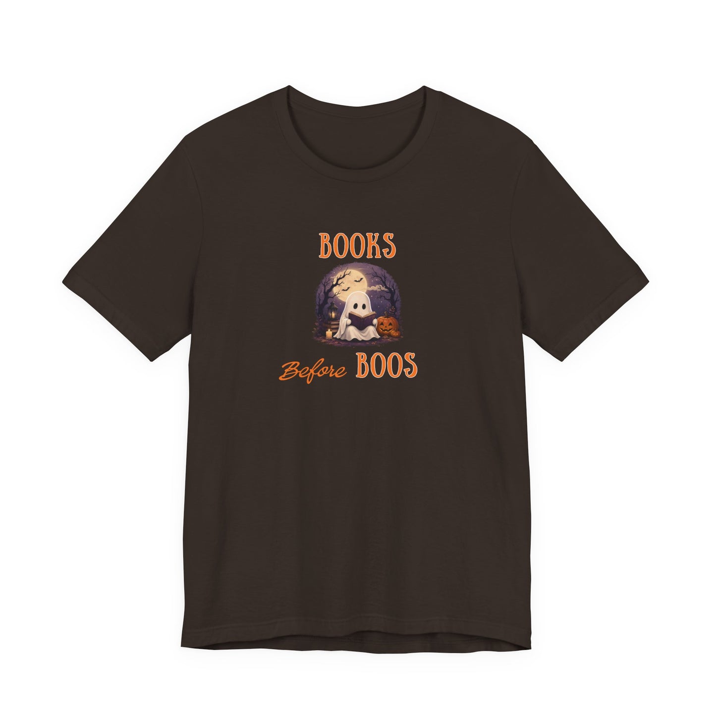 Halloween Shirt – Books Before Boos Ghost Reading Tee