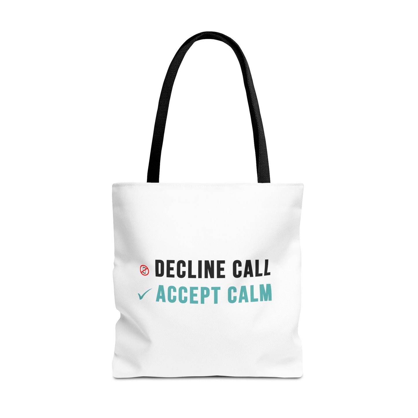 Wellness Tote Bag – Decline the Noise, Carry the Calm