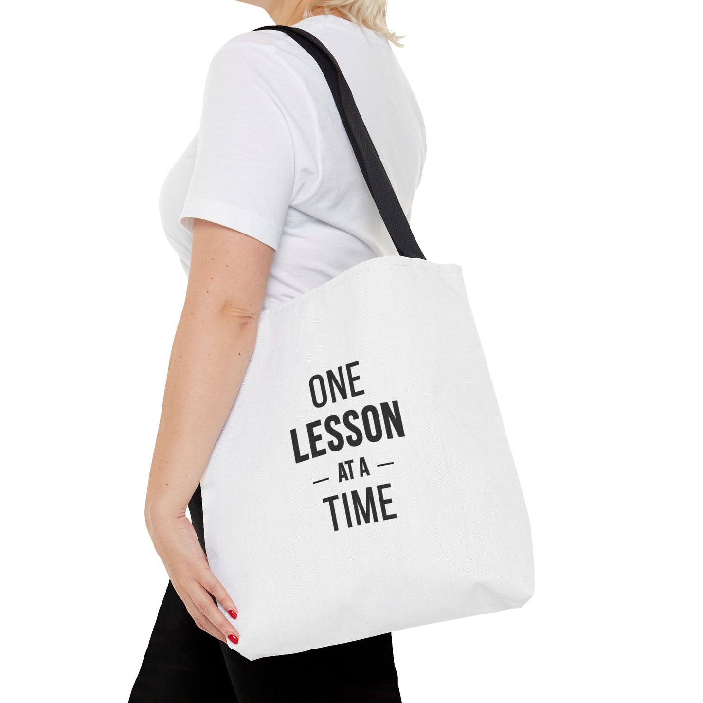 Teacher Gift Bags – One Lesson at a Time Inspirational Tote
