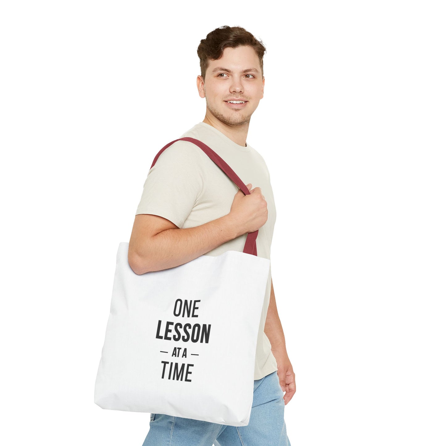 Teacher Gift Bags – One Lesson at a Time Inspirational Tote