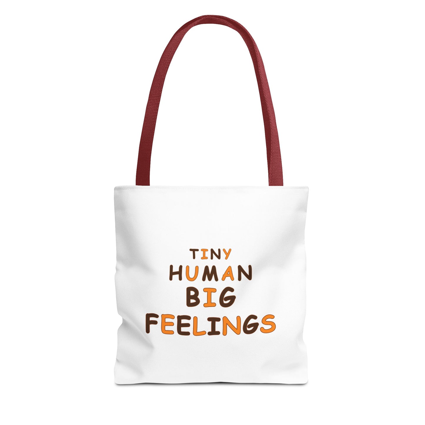 Teacher Tote Bag – Tiny Human Big Feelings Canvas Carryall