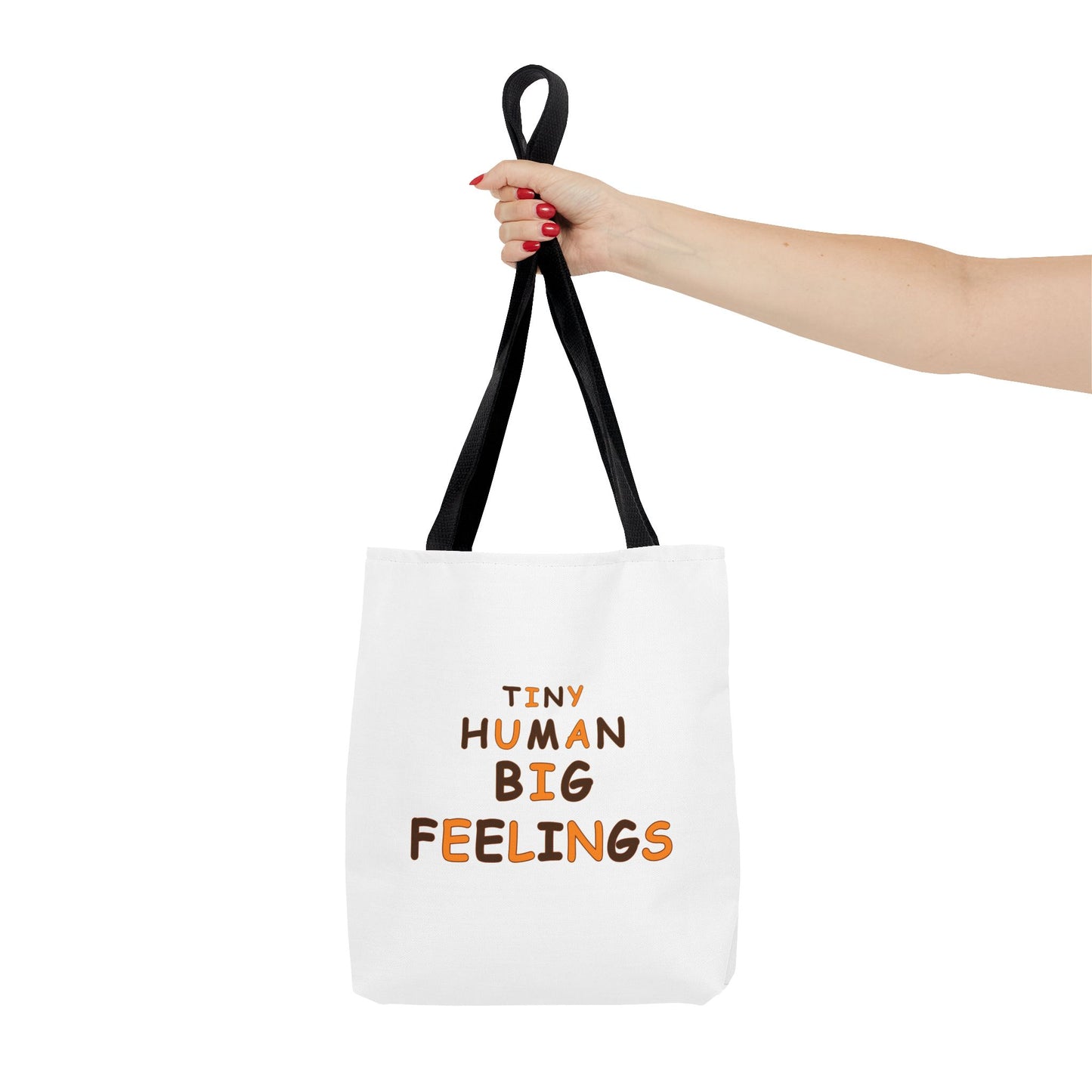 Teacher Tote Bag – Tiny Human Big Feelings Canvas Carryall