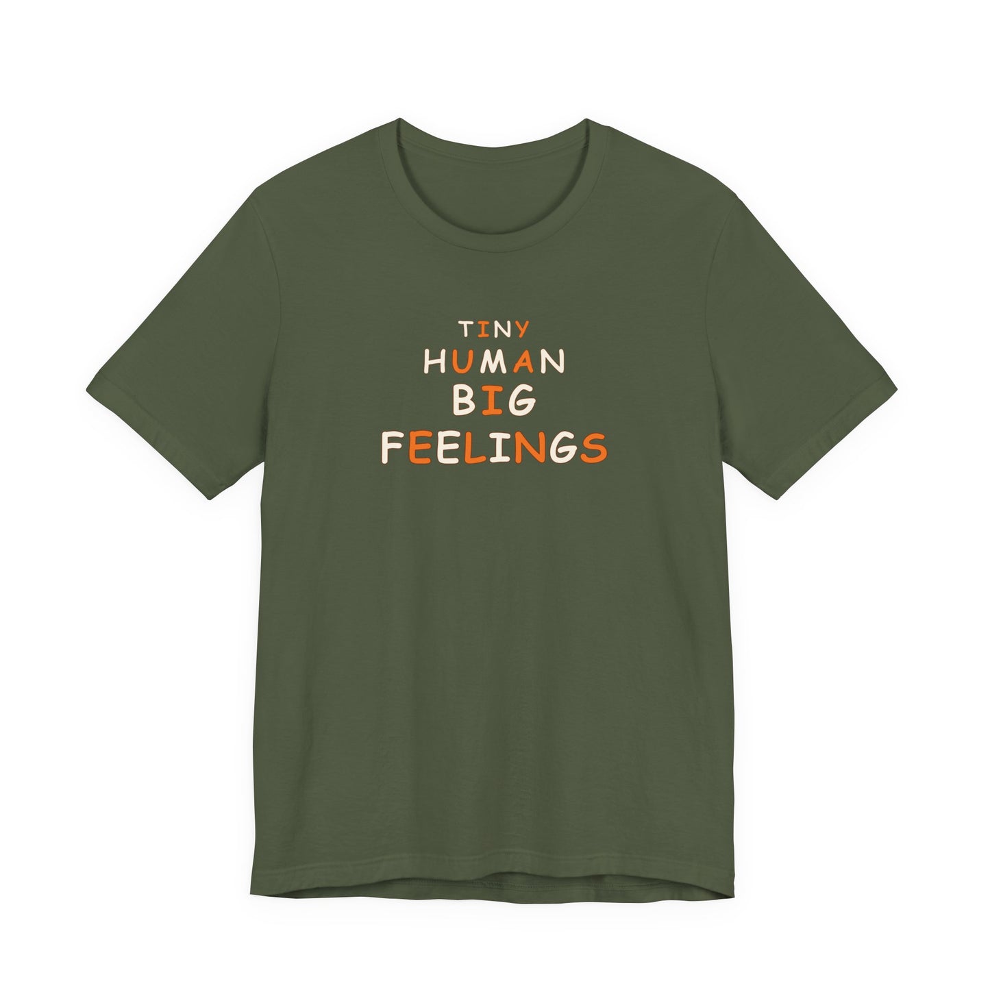 Teacher Shirt – Tiny Human Big Feelings Graphic Tee