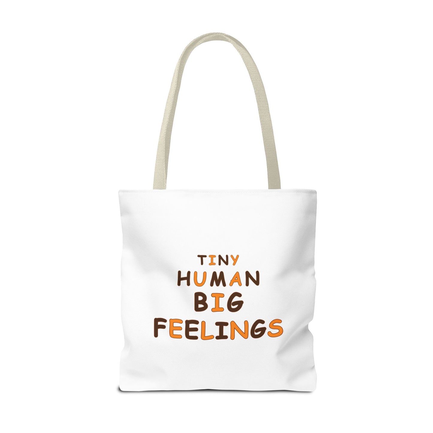 Teacher Tote Bag – Tiny Human Big Feelings Canvas Carryall