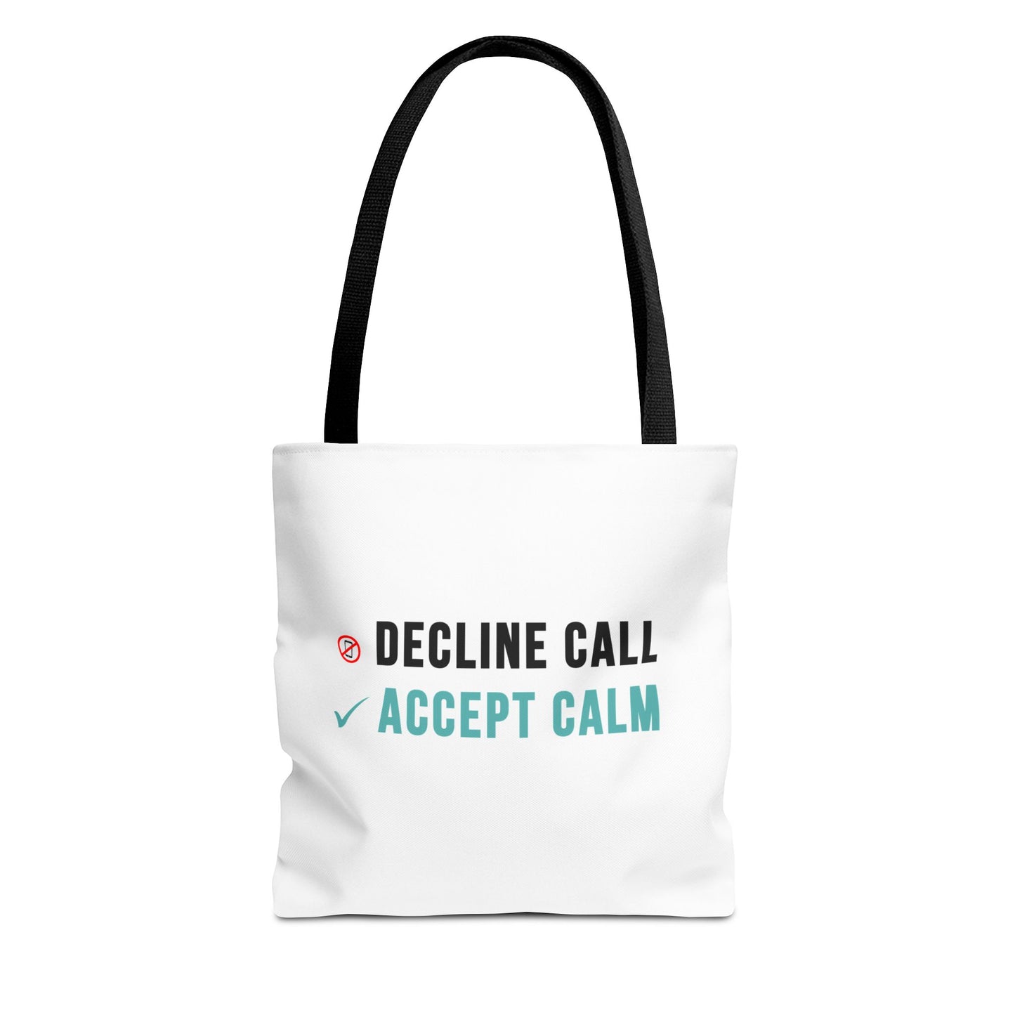 Wellness Tote Bag – Decline the Noise, Carry the Calm
