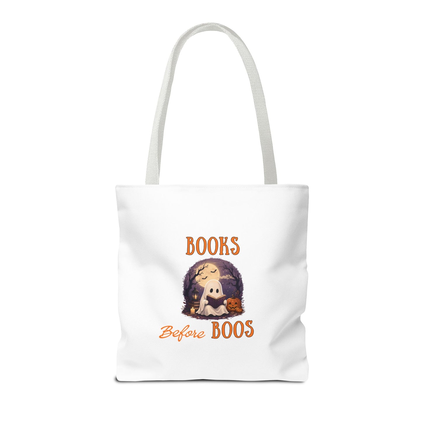Halloween Tote Bag – Books Before Boos Book Lover Carryall