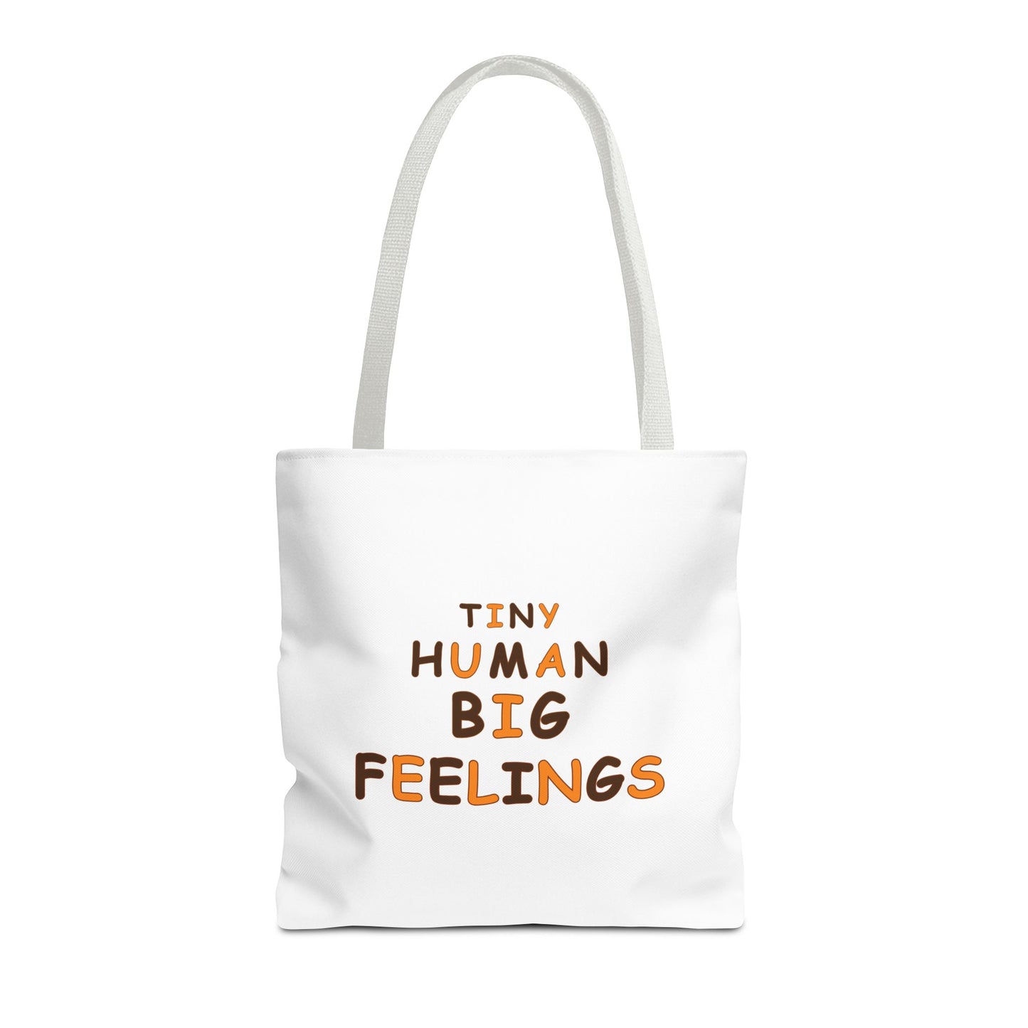Teacher Tote Bag – Tiny Human Big Feelings Canvas Carryall
