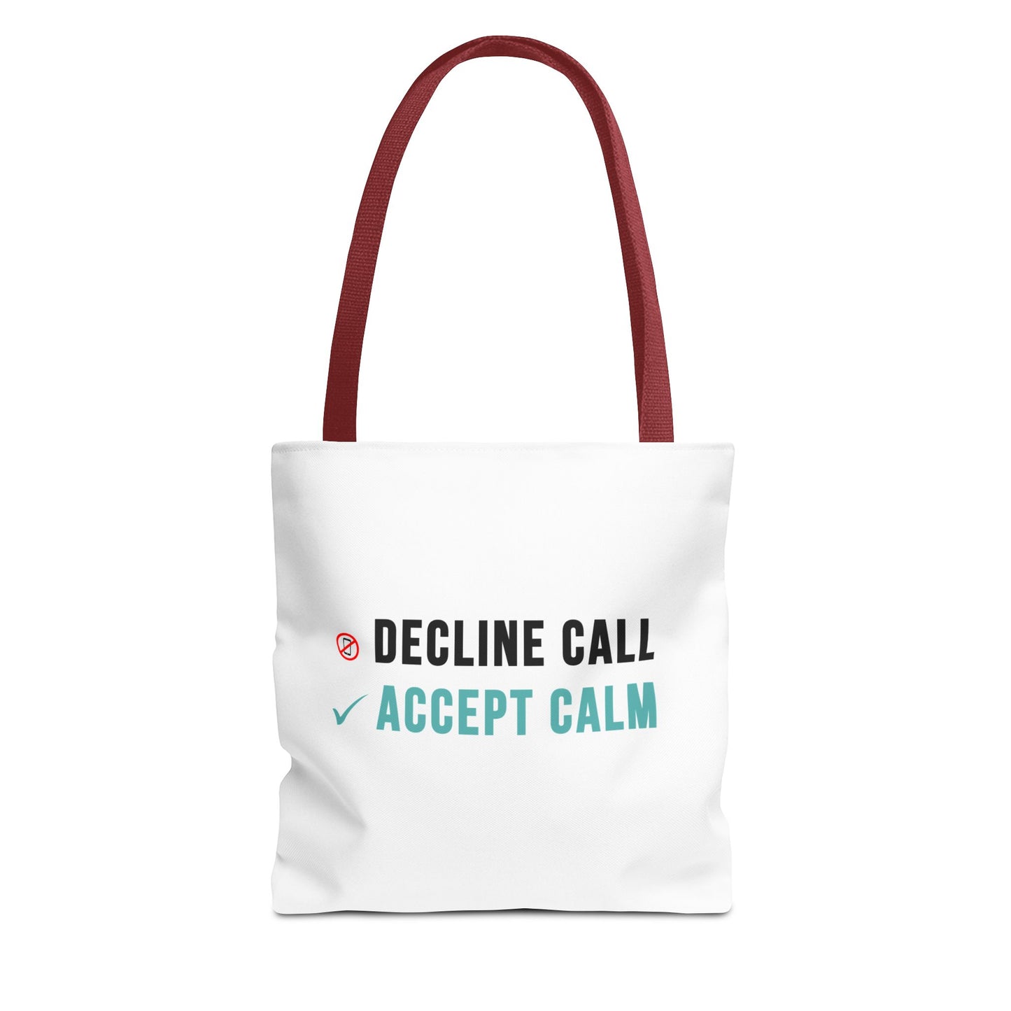 Wellness Tote Bag – Decline the Noise, Carry the Calm