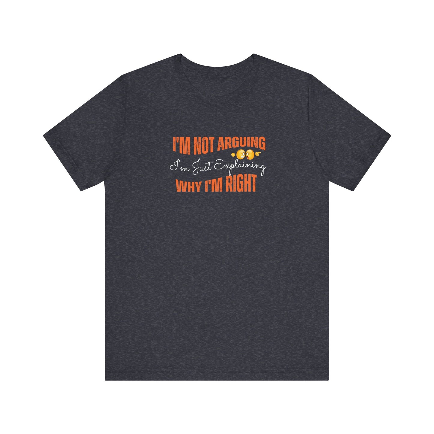 Funny t-shirt for smart thinkers - Heather navy