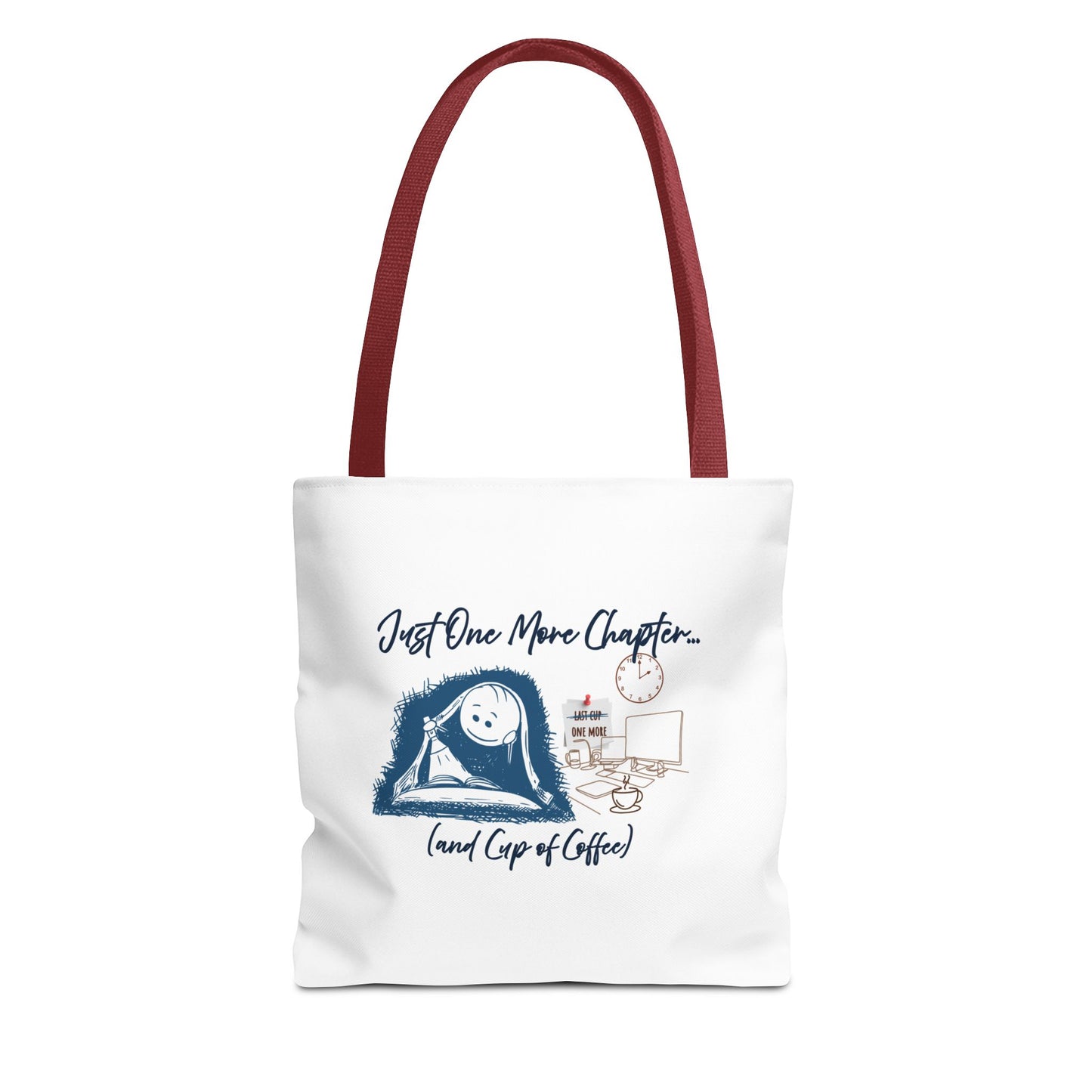 Just One More Chapter Tote Bag – Stylish Carry-All for Bookworms