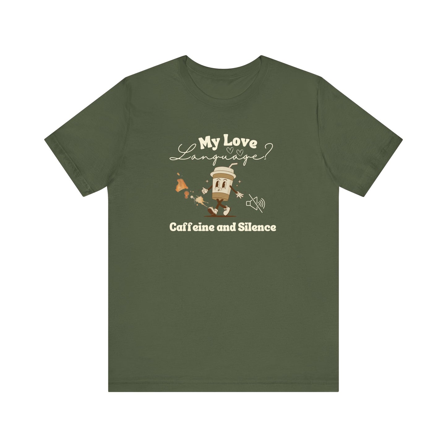 Funny coffee lover t-shirt - Military green