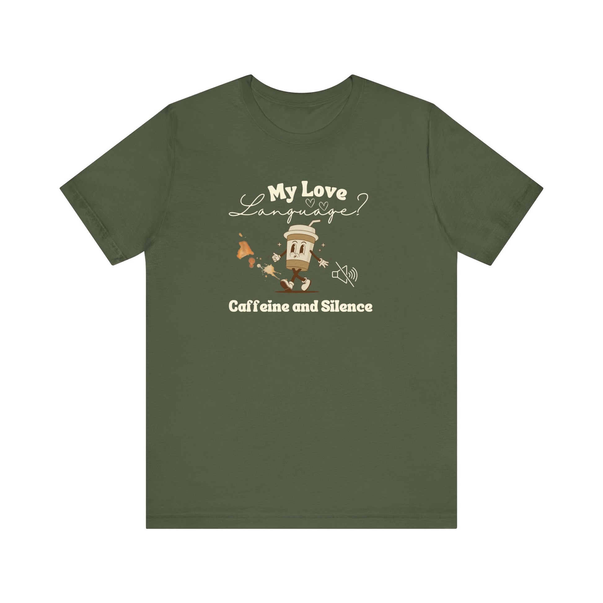 Funny coffee lover t-shirt - Military green