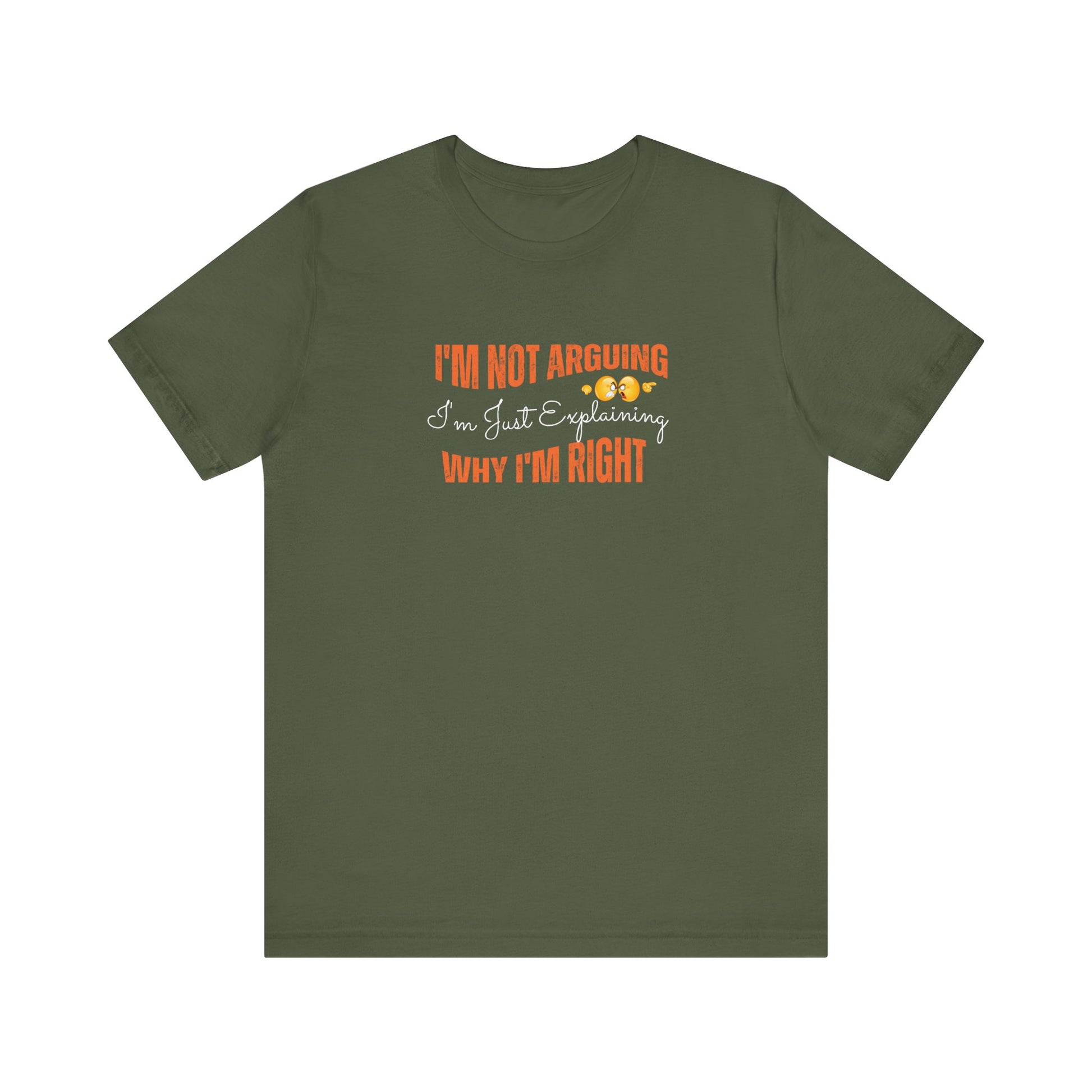 Funny t-shirt for smart thinkers - Military green