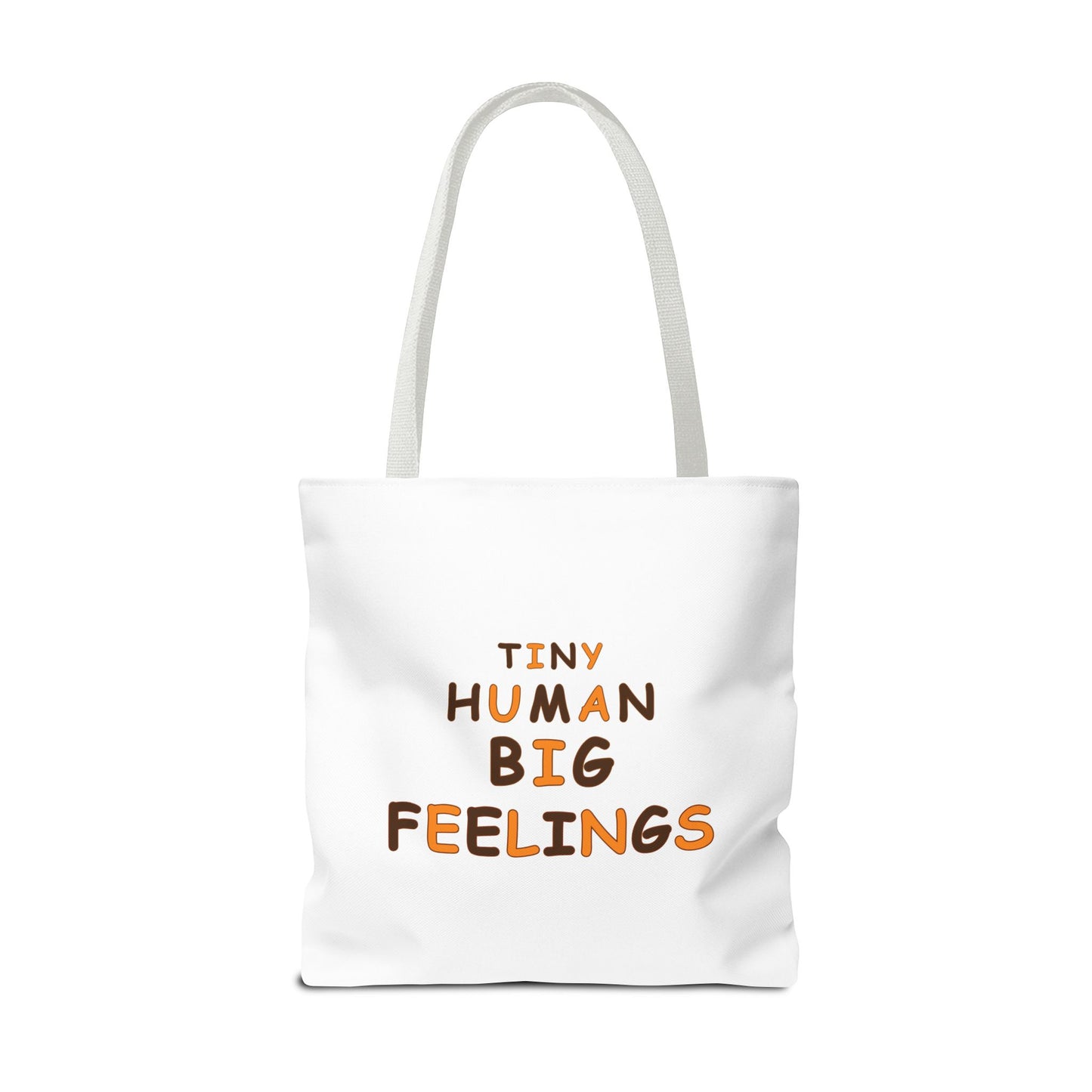Teacher Tote Bag – Tiny Human Big Feelings Canvas Carryall