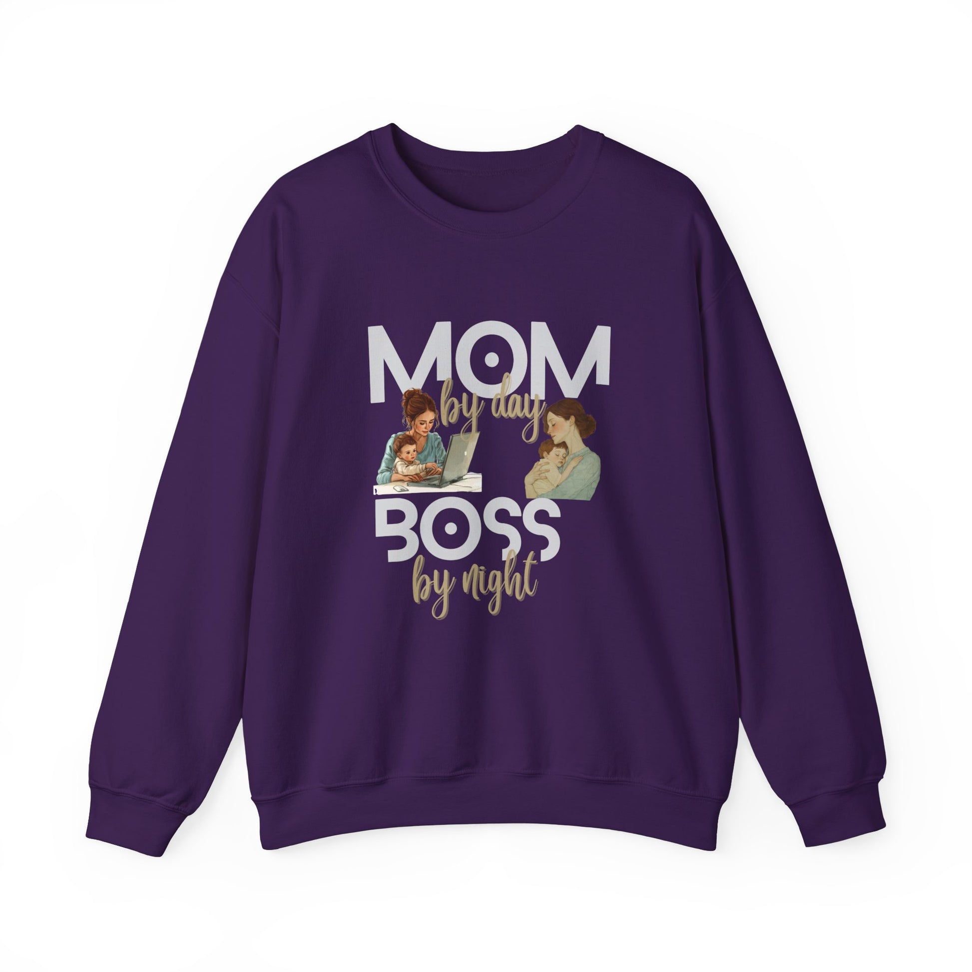 Cozy sweatshirt for moms - Purple