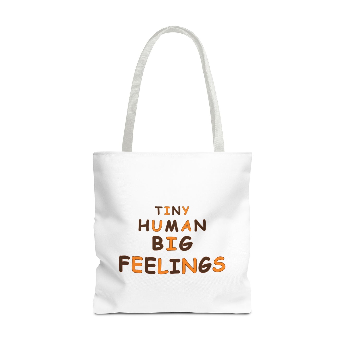 Teacher Tote Bag – Tiny Human Big Feelings Canvas Carryall