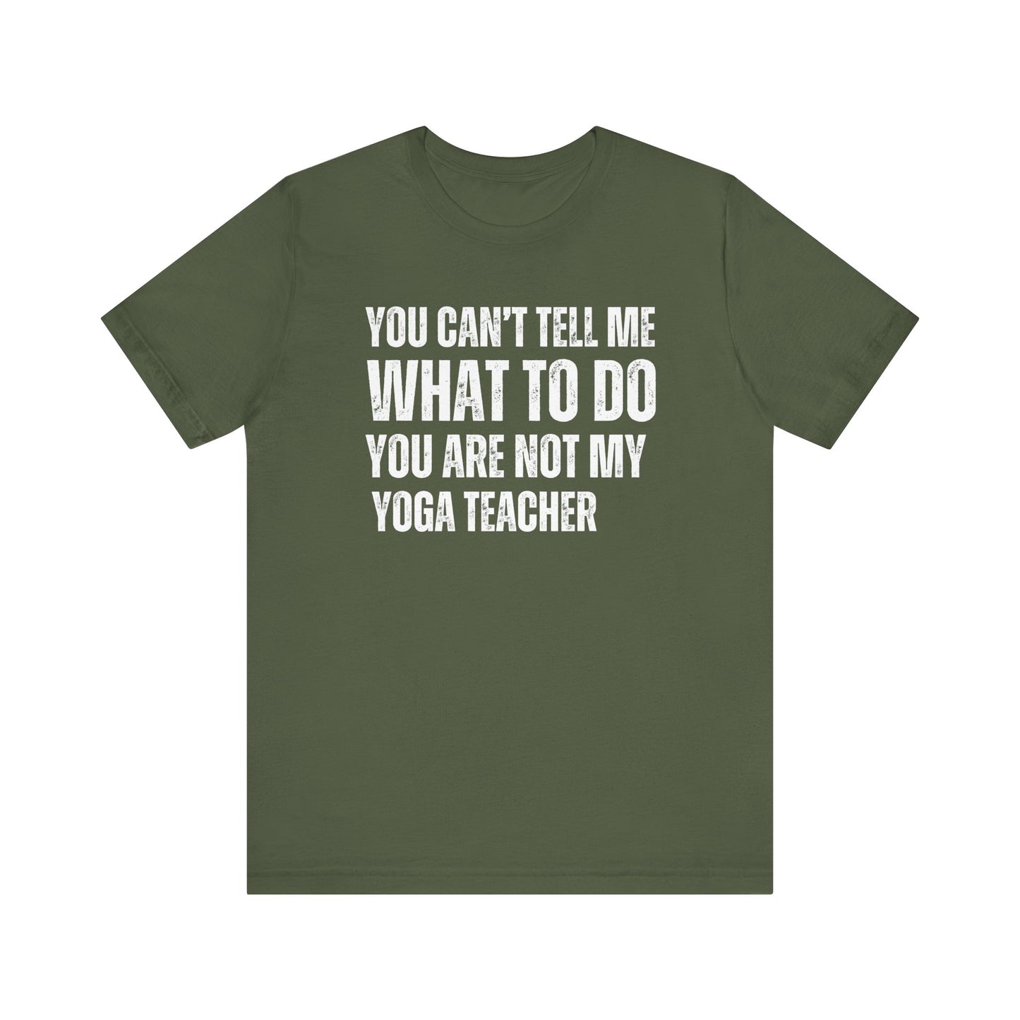 Playful yoga T-shirt - Military Green