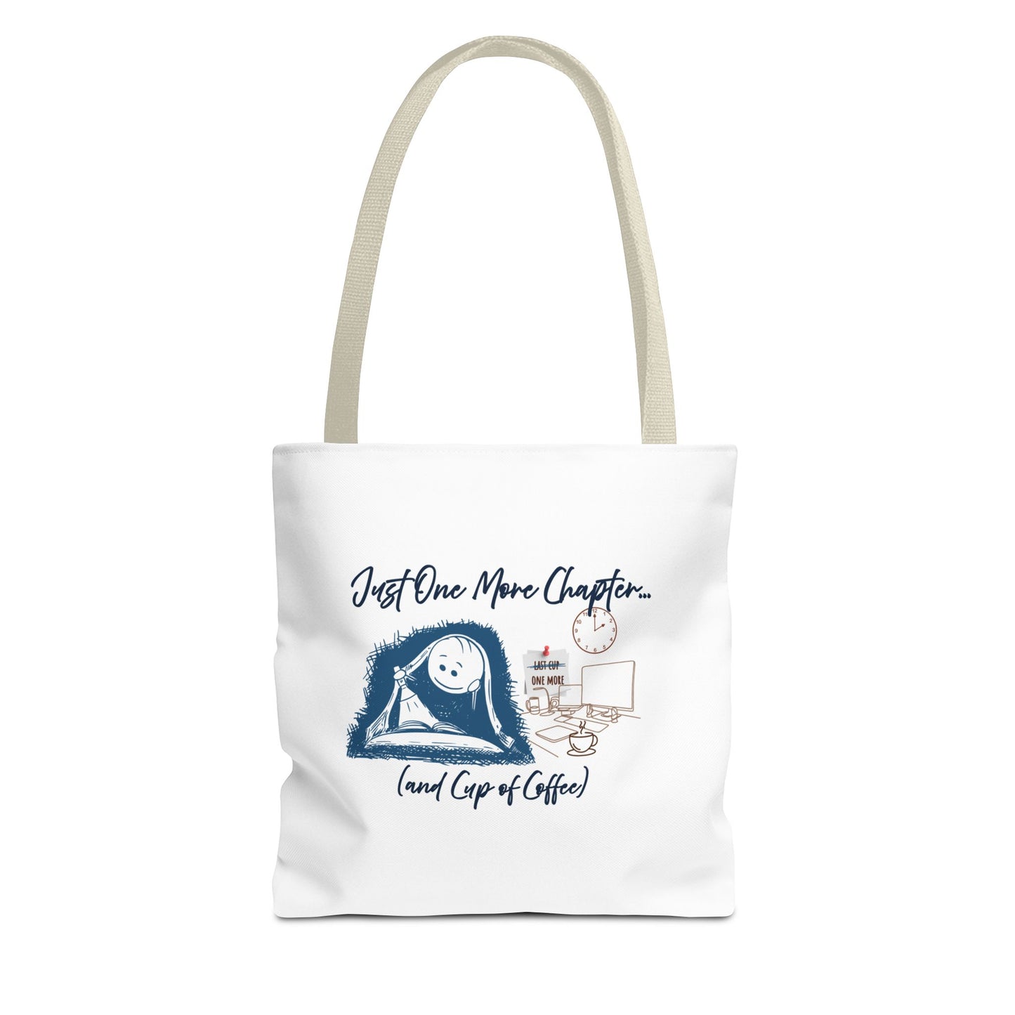 Just One More Chapter Tote Bag – Stylish Carry-All for Bookworms