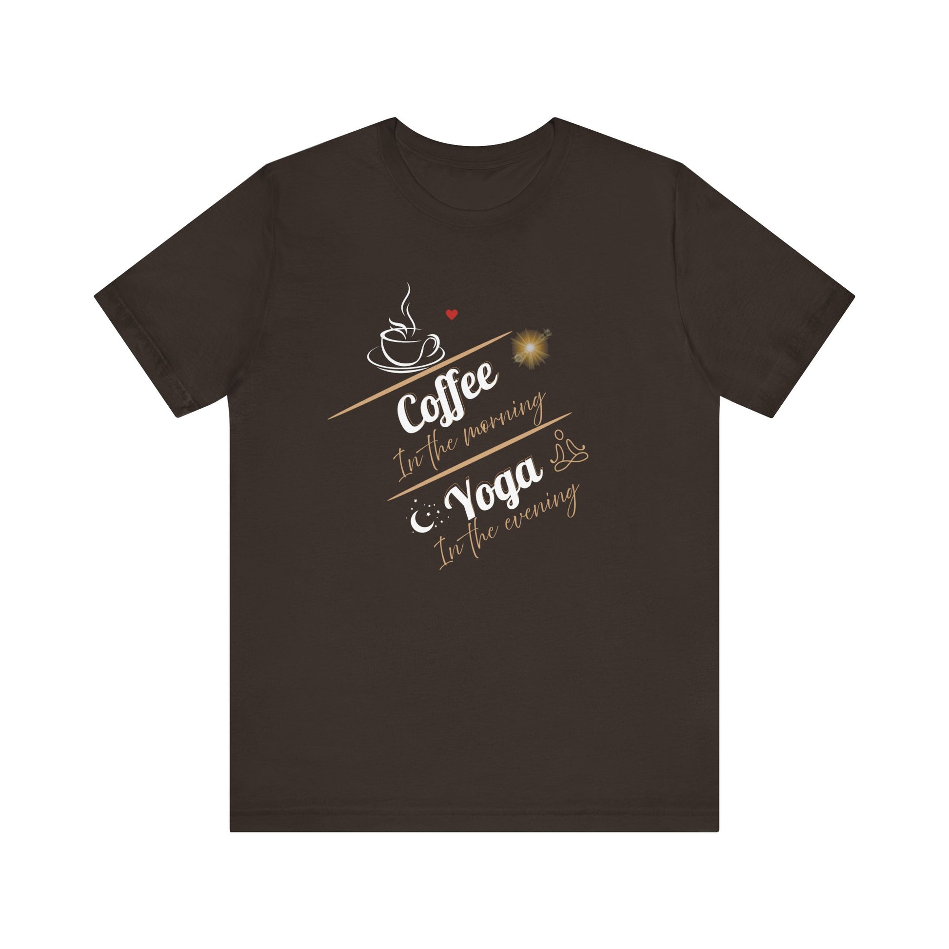 Casual comfort tee - brown