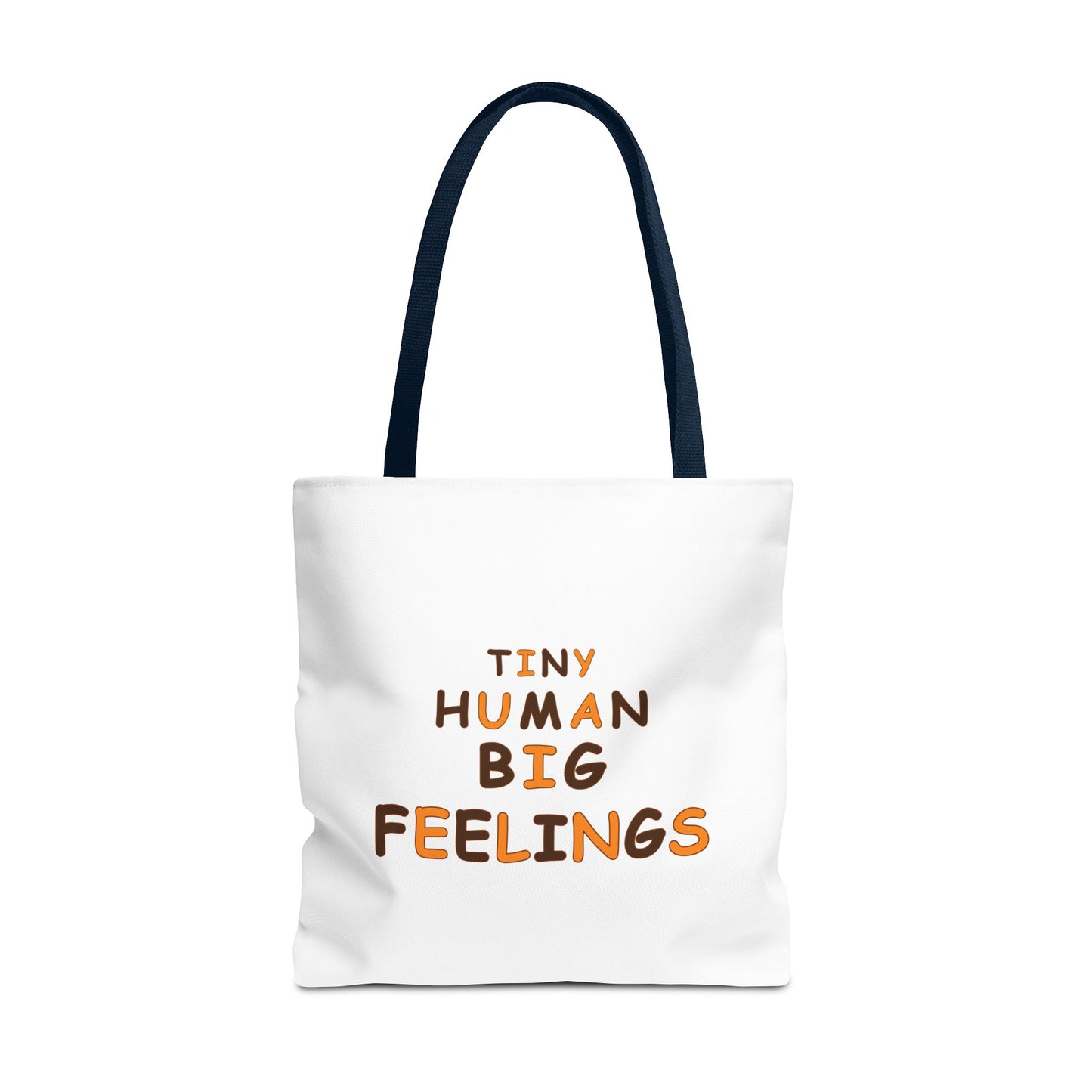 Teacher Tote Bag – Tiny Human Big Feelings Canvas Carryall