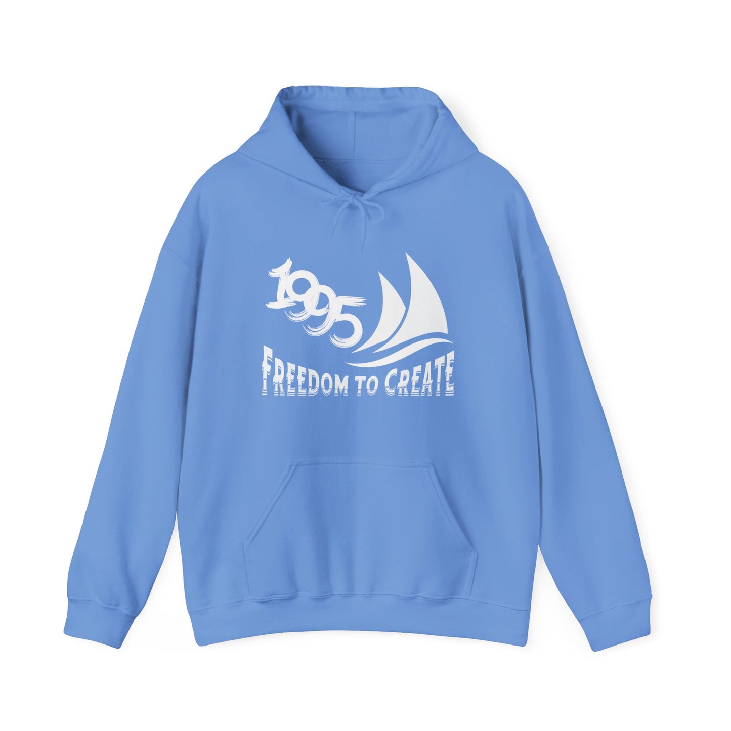 Freedom to Create Unisex Hooded Sweatshirt - Carolina Blue