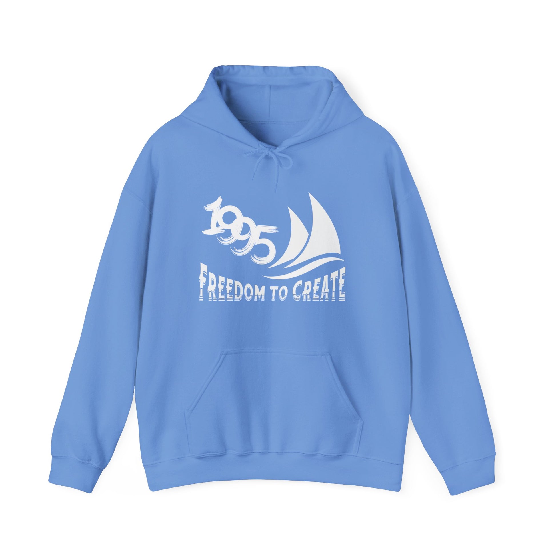 Freedom to Create Unisex Hooded Sweatshirt - Carolina Blue