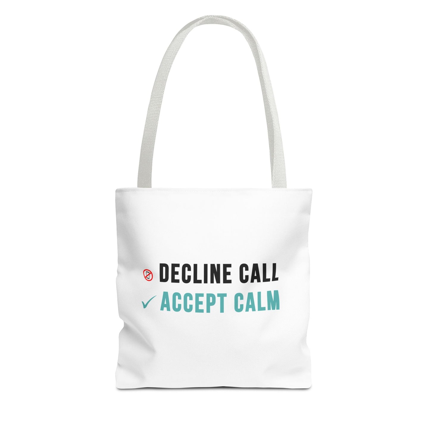 Wellness Tote Bag – Decline the Noise, Carry the Calm