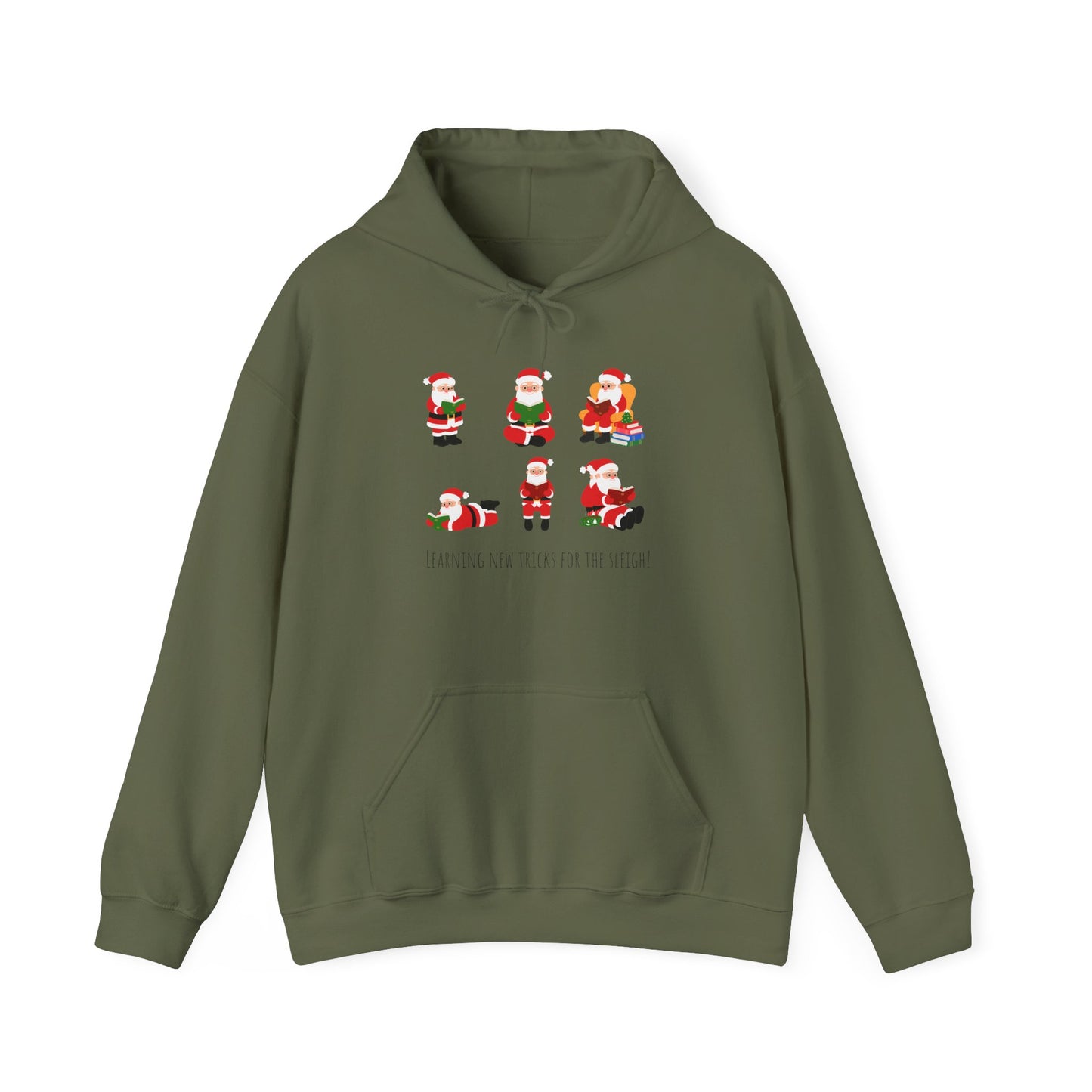 Fun Christmas Sweatshirt - Military green