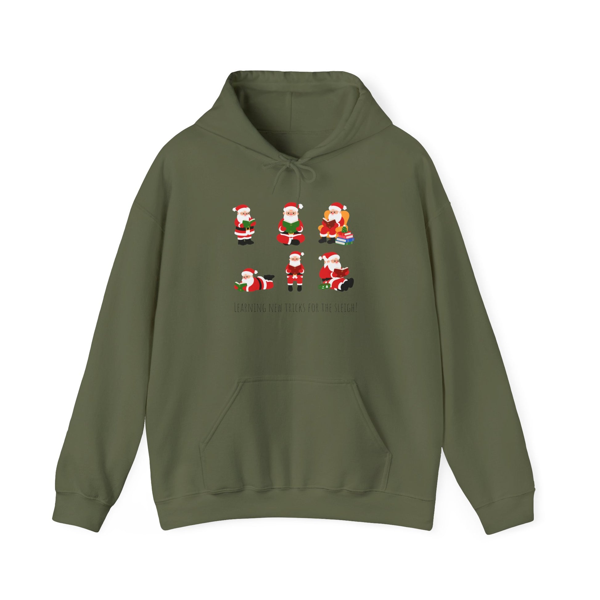 Fun Christmas Sweatshirt - Military green