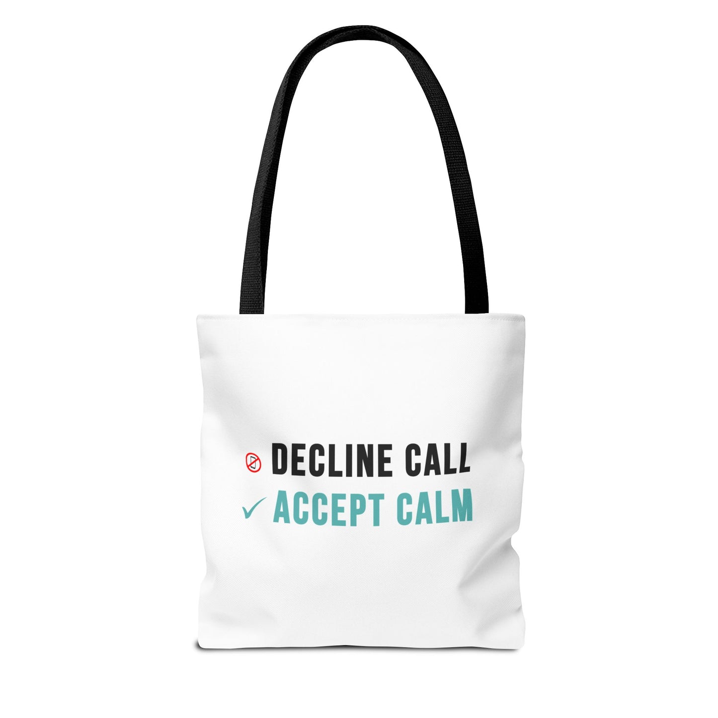 Wellness Tote Bag – Decline the Noise, Carry the Calm