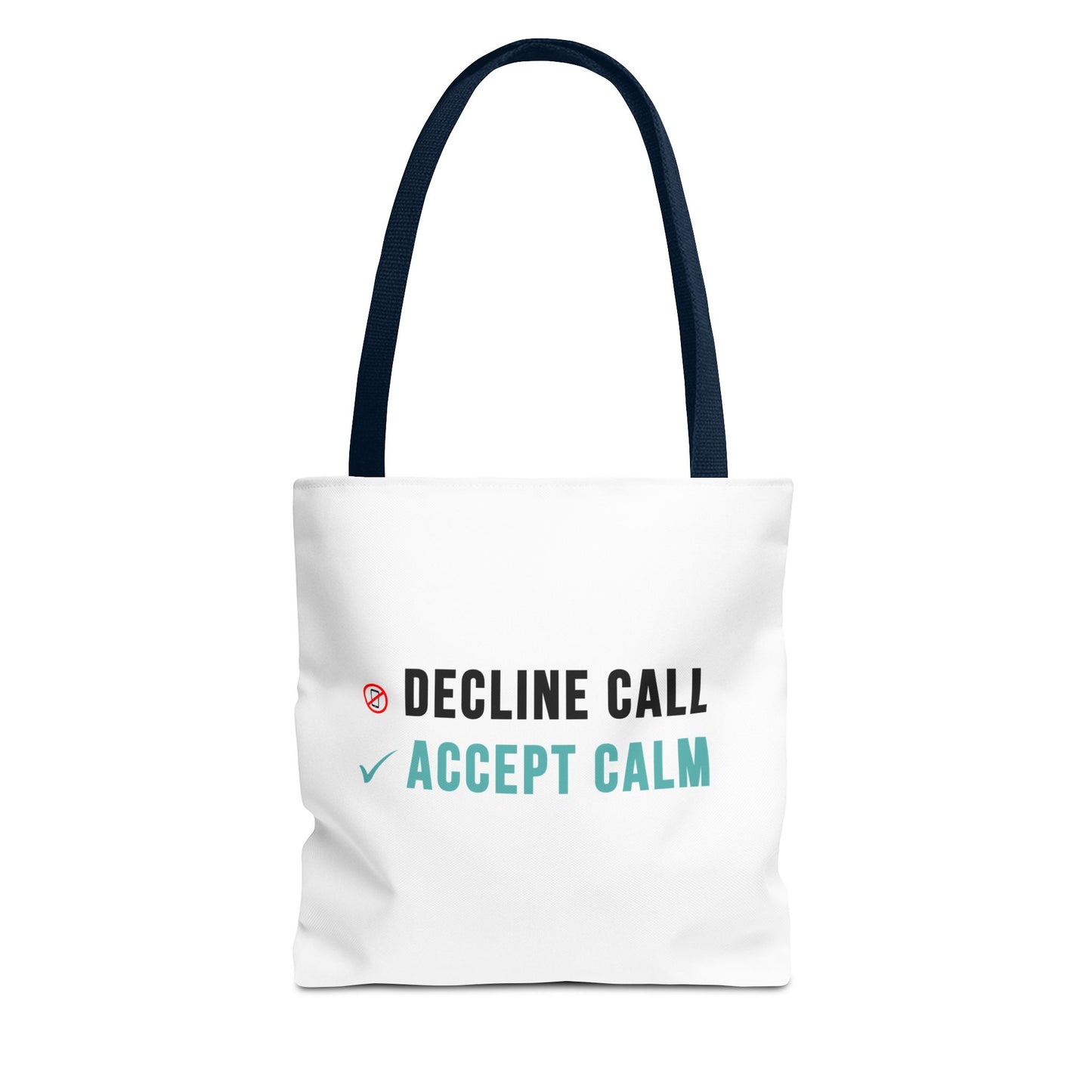 Wellness Tote Bag – Decline the Noise, Carry the Calm