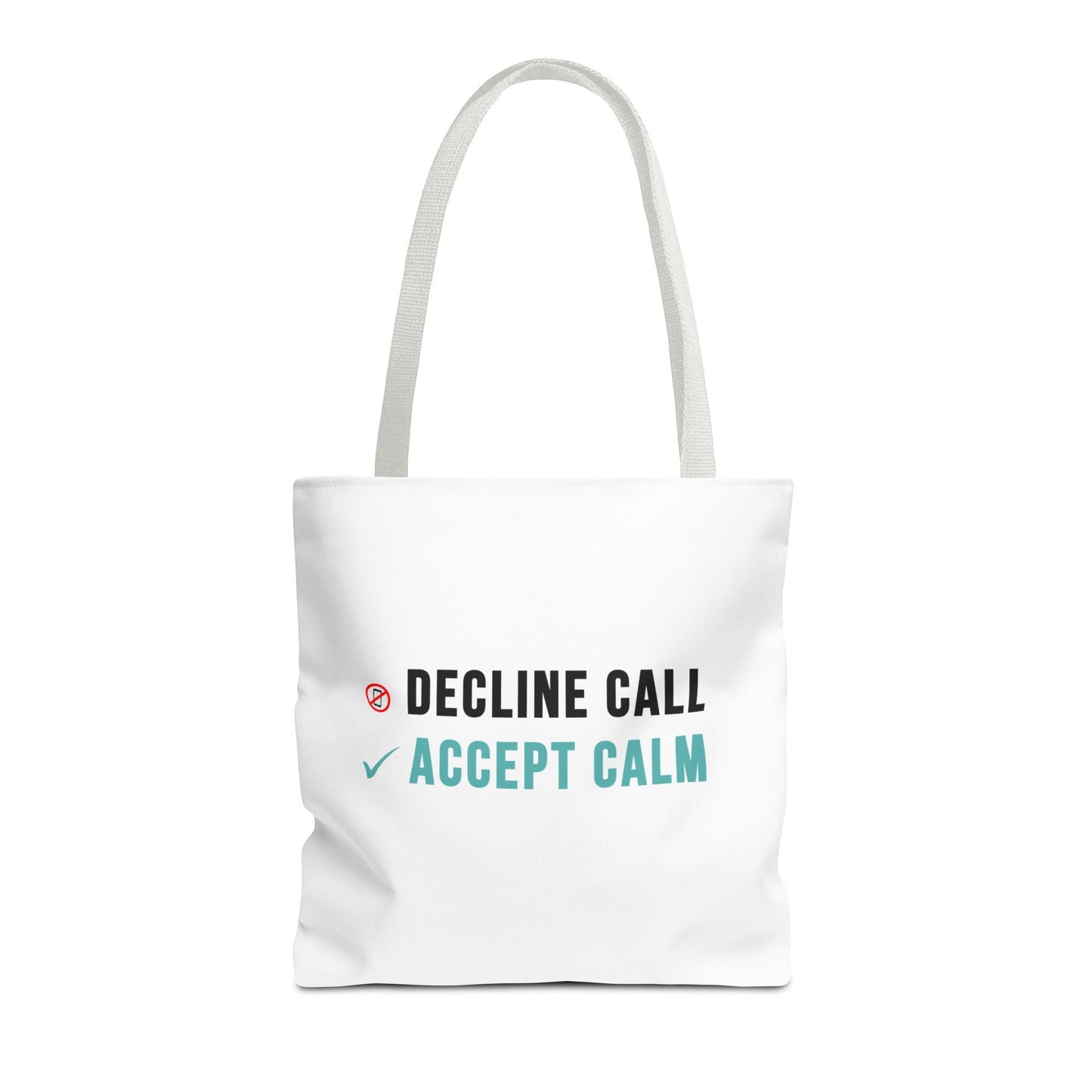 Wellness Tote Bag – Decline the Noise, Carry the Calm