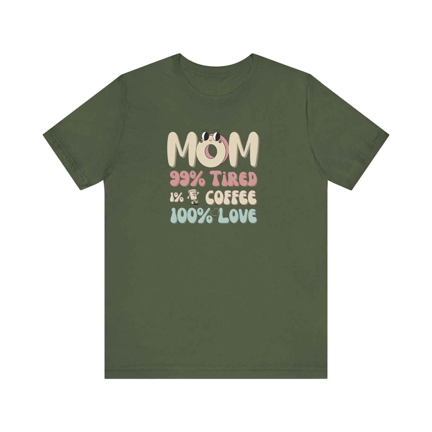 Funny mom t-shirt - Military green