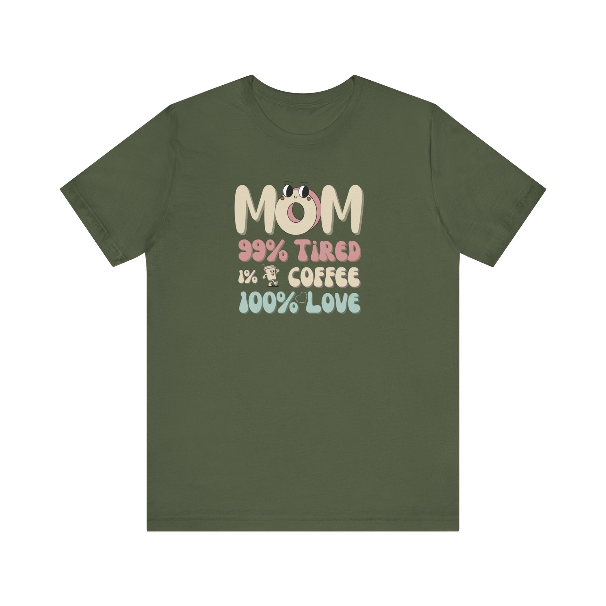 Funny mom t-shirt - Military green