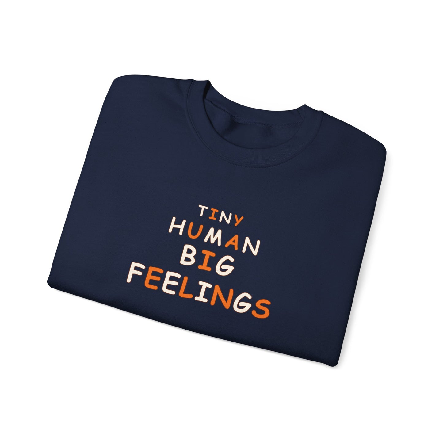 Teacher Sweatshirt – Tiny Human Big Feelings Pullover