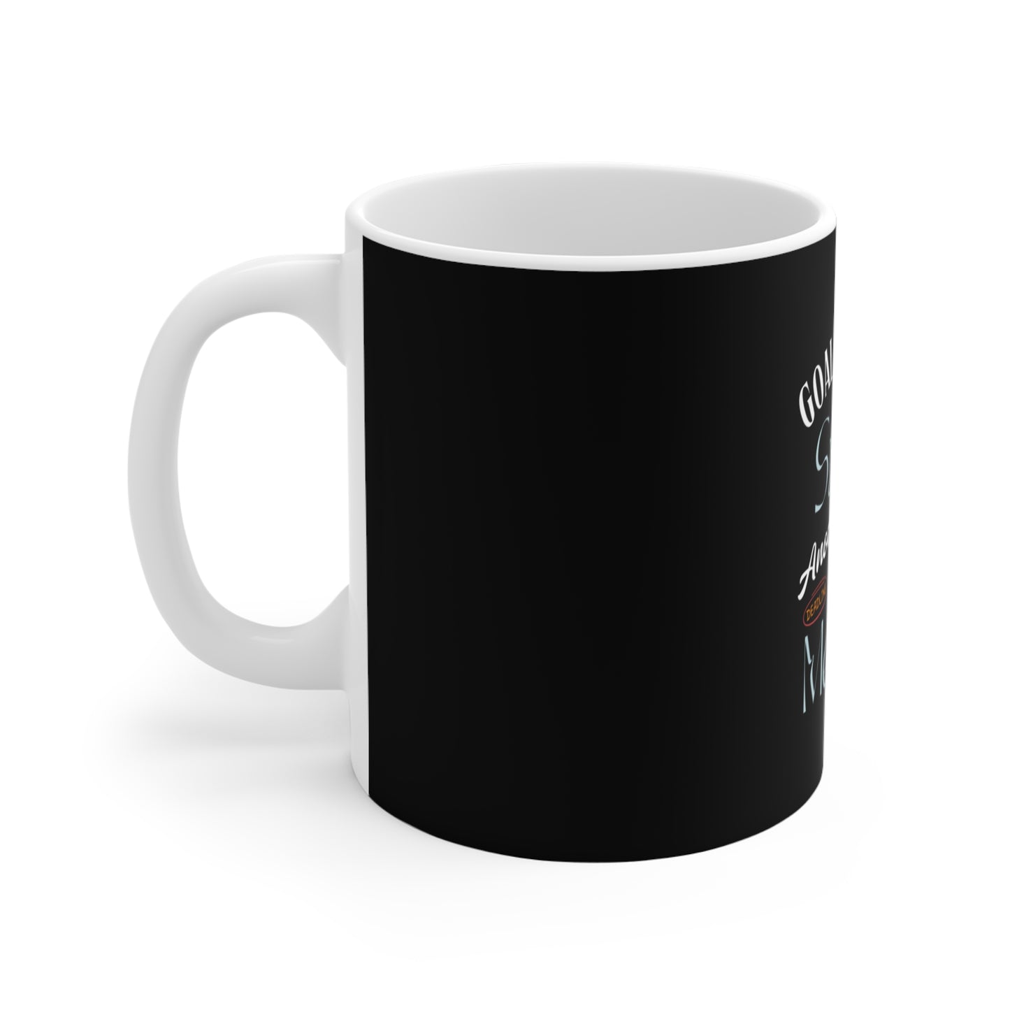 Funny office coffee mug - left view
