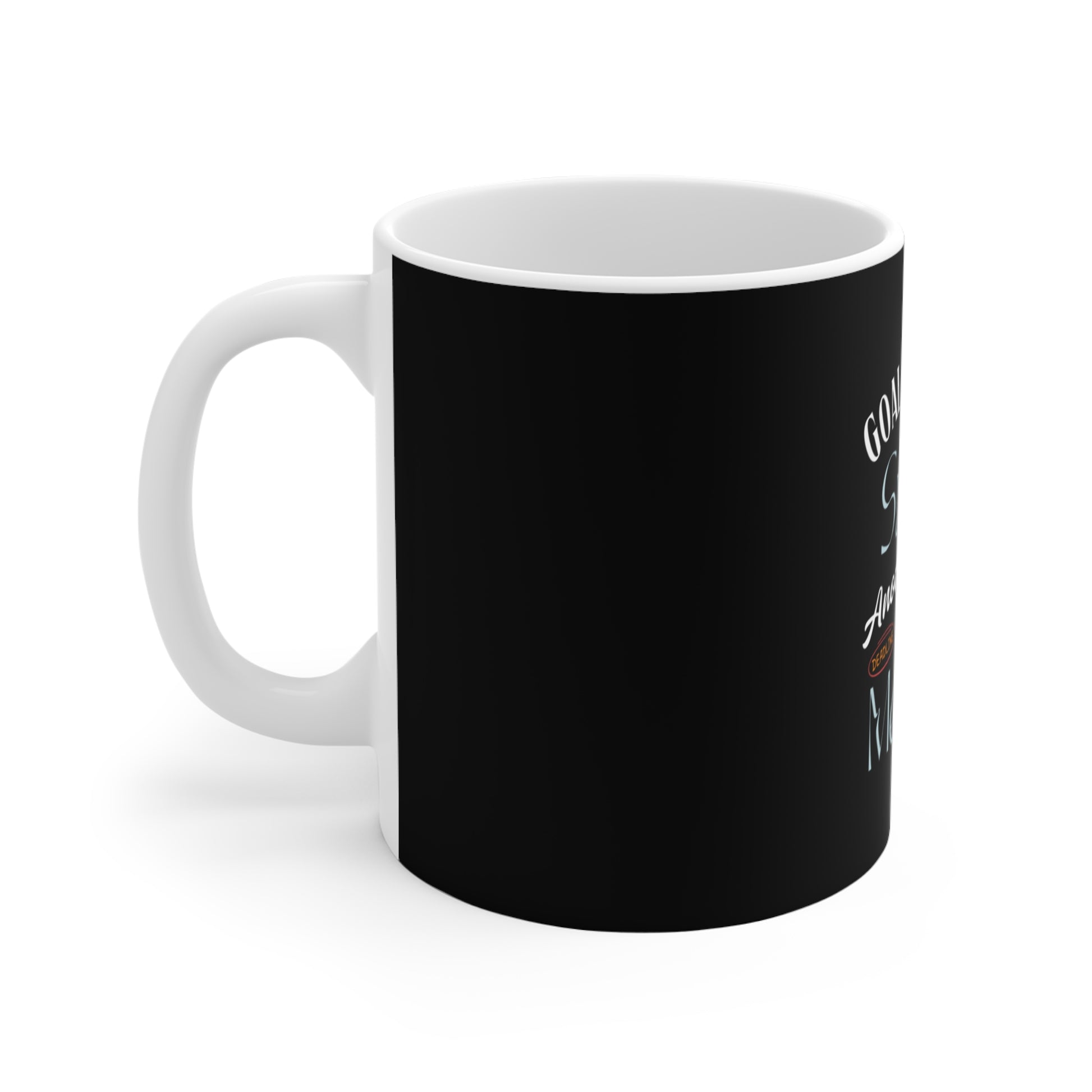 Funny office coffee mug - left view