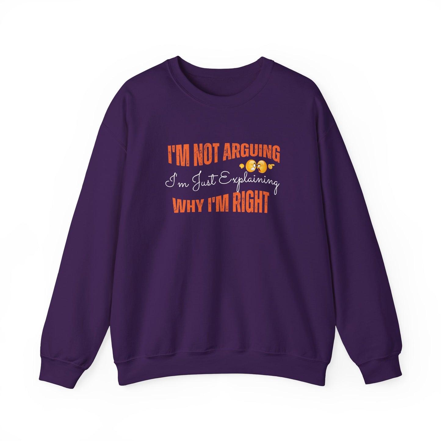 Sarcastic sweatshirt for work - purple