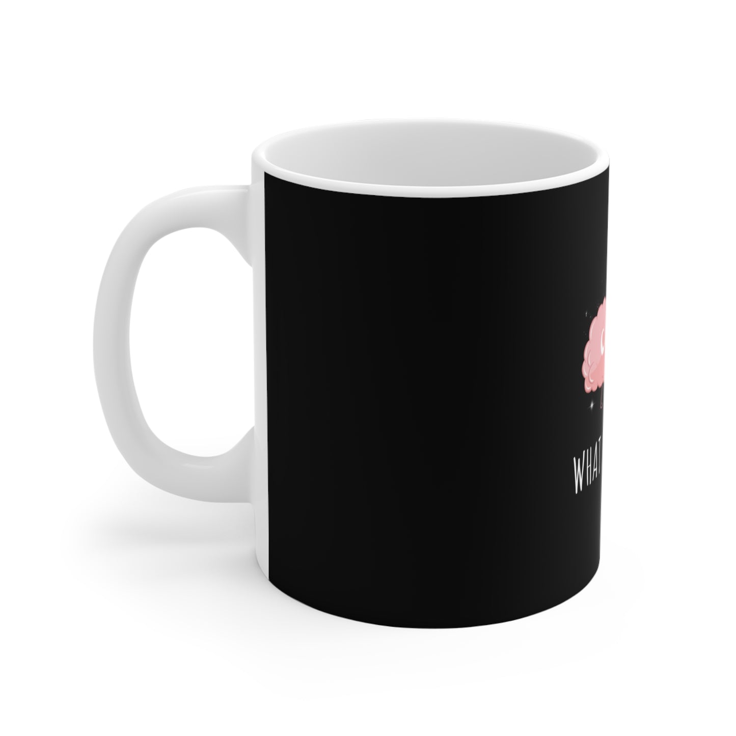 Funny coffee mug - left view