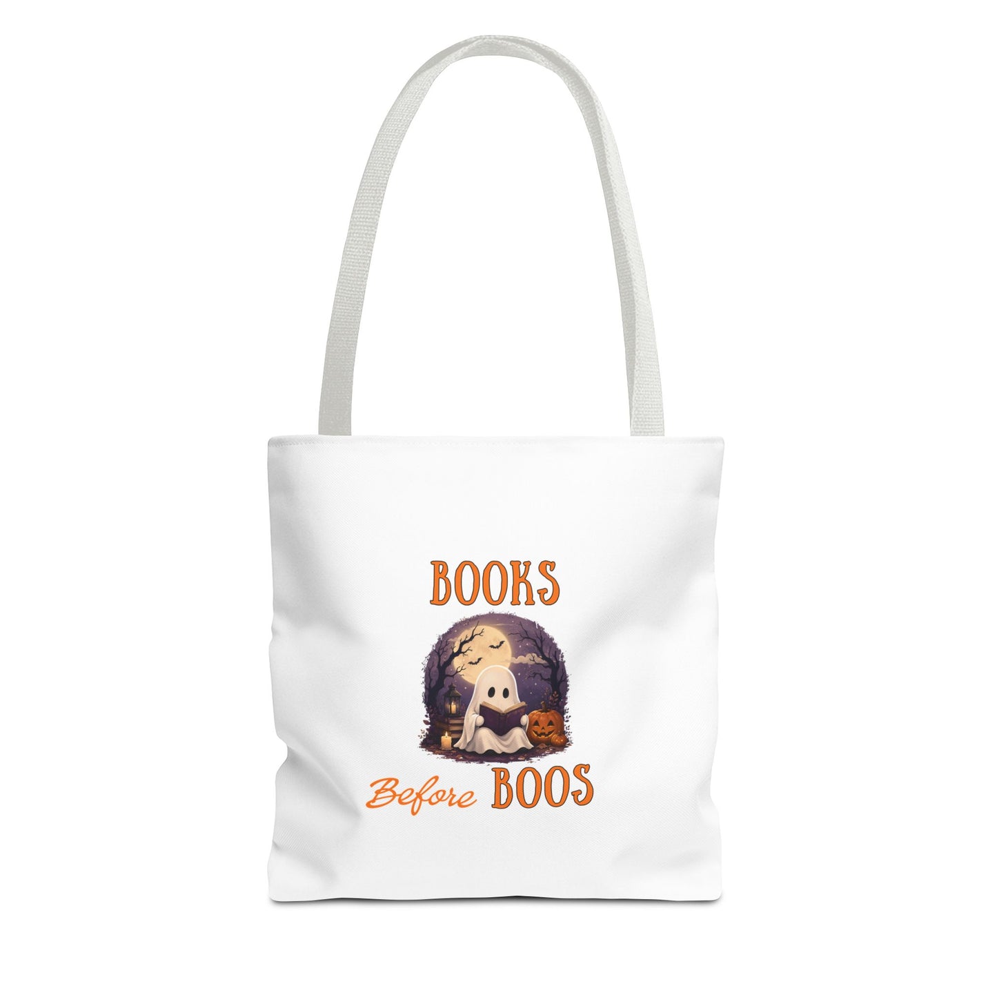 Halloween Tote Bag – Books Before Boos Book Lover Carryall