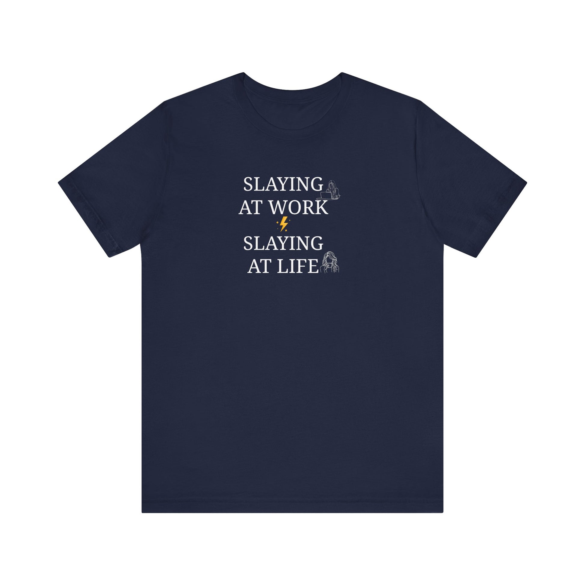 Empowered woman tee - navy