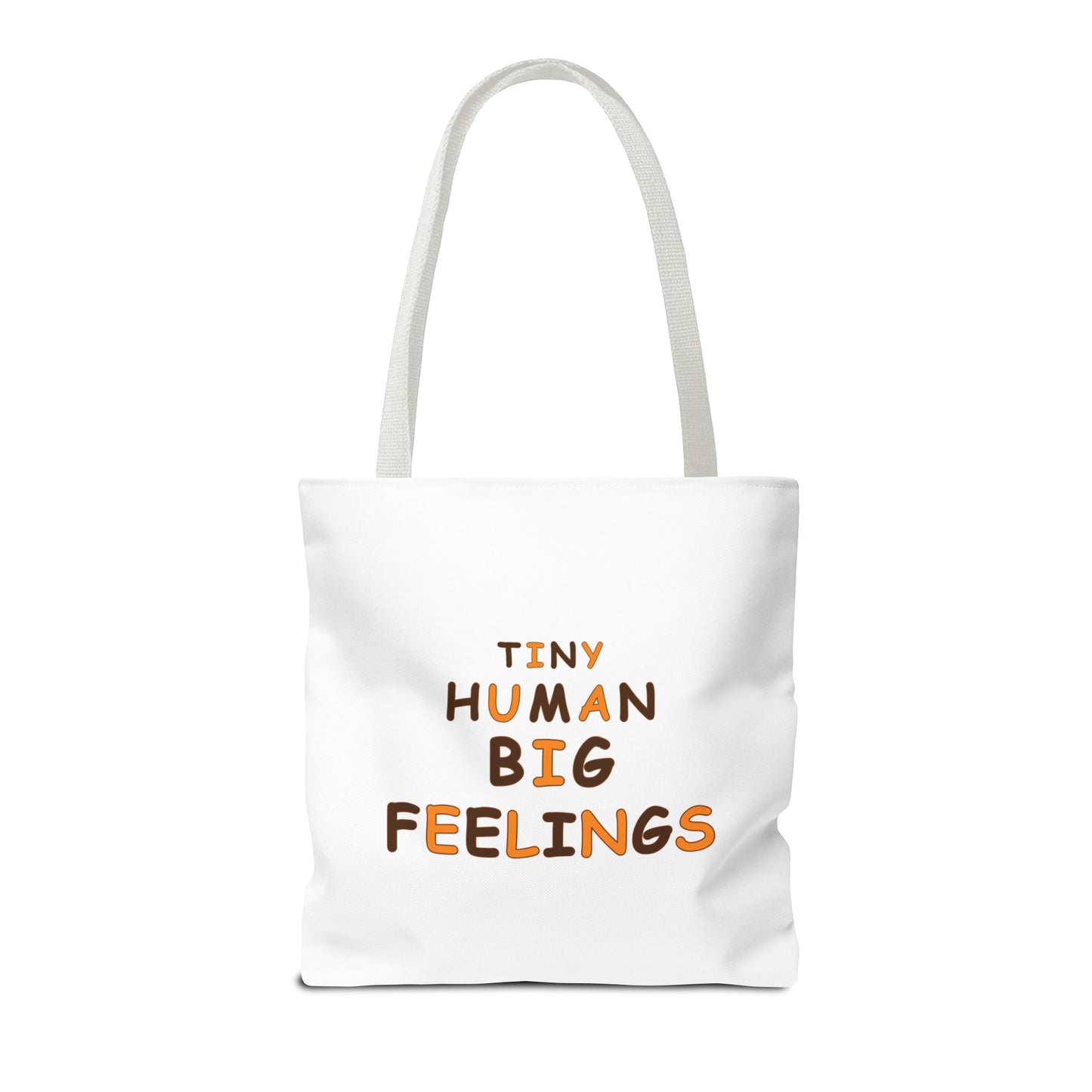 Teacher Tote Bag – Tiny Human Big Feelings Canvas Carryall